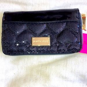 Betsey Johnson High Sequency zip around wallet